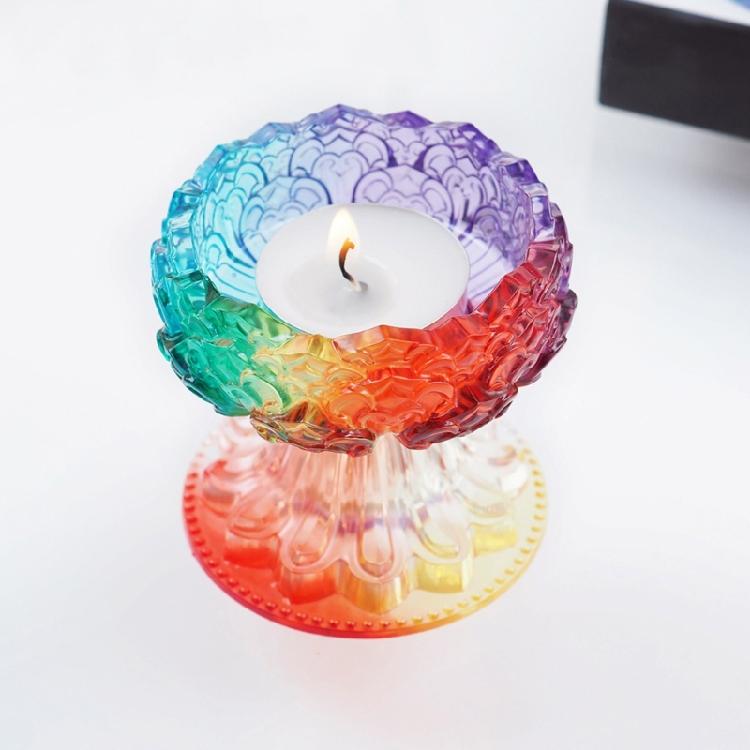 Silicone Mold Suitable for Epoxy Resin Diy Candle Holder Family Table Decoration