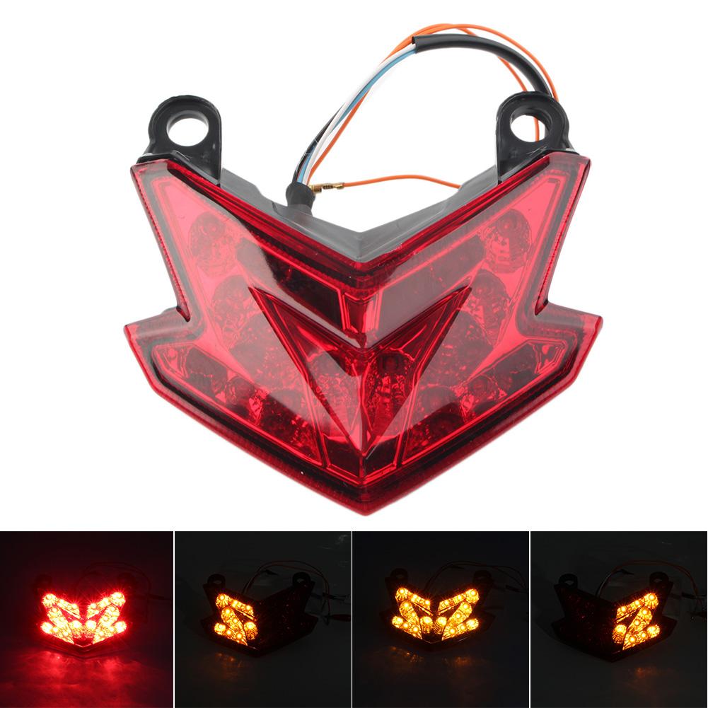 Integriertes Motorrad-Rücklicht, Bremsleuchte, Blinkerlicht für Kawasaki ZX-6R 2013-2017 & Z800 13-2016 & Z125 16-2021