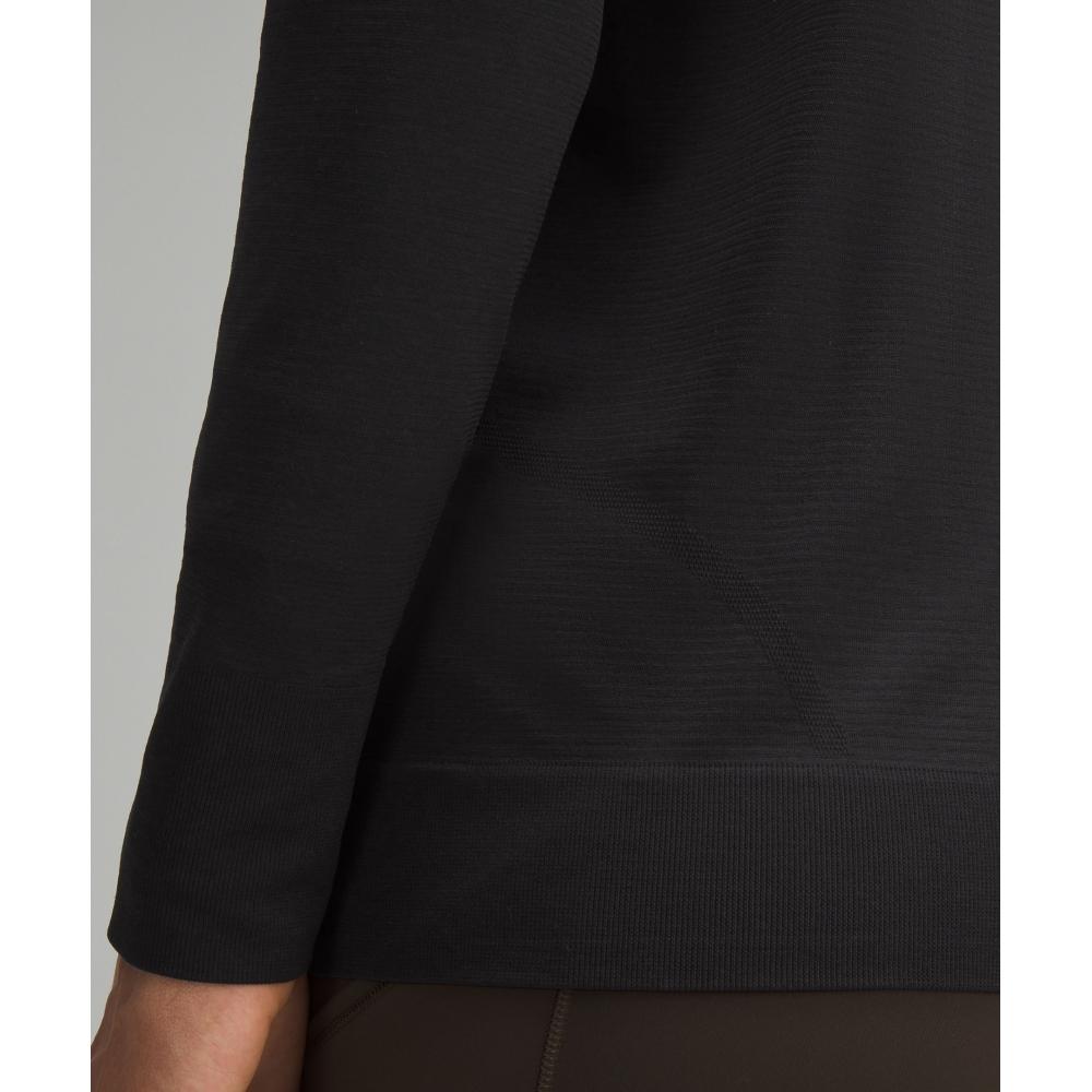 Lululemon Swiftly Relaxed Long Sleeve Shirt  Hip Length Black Black