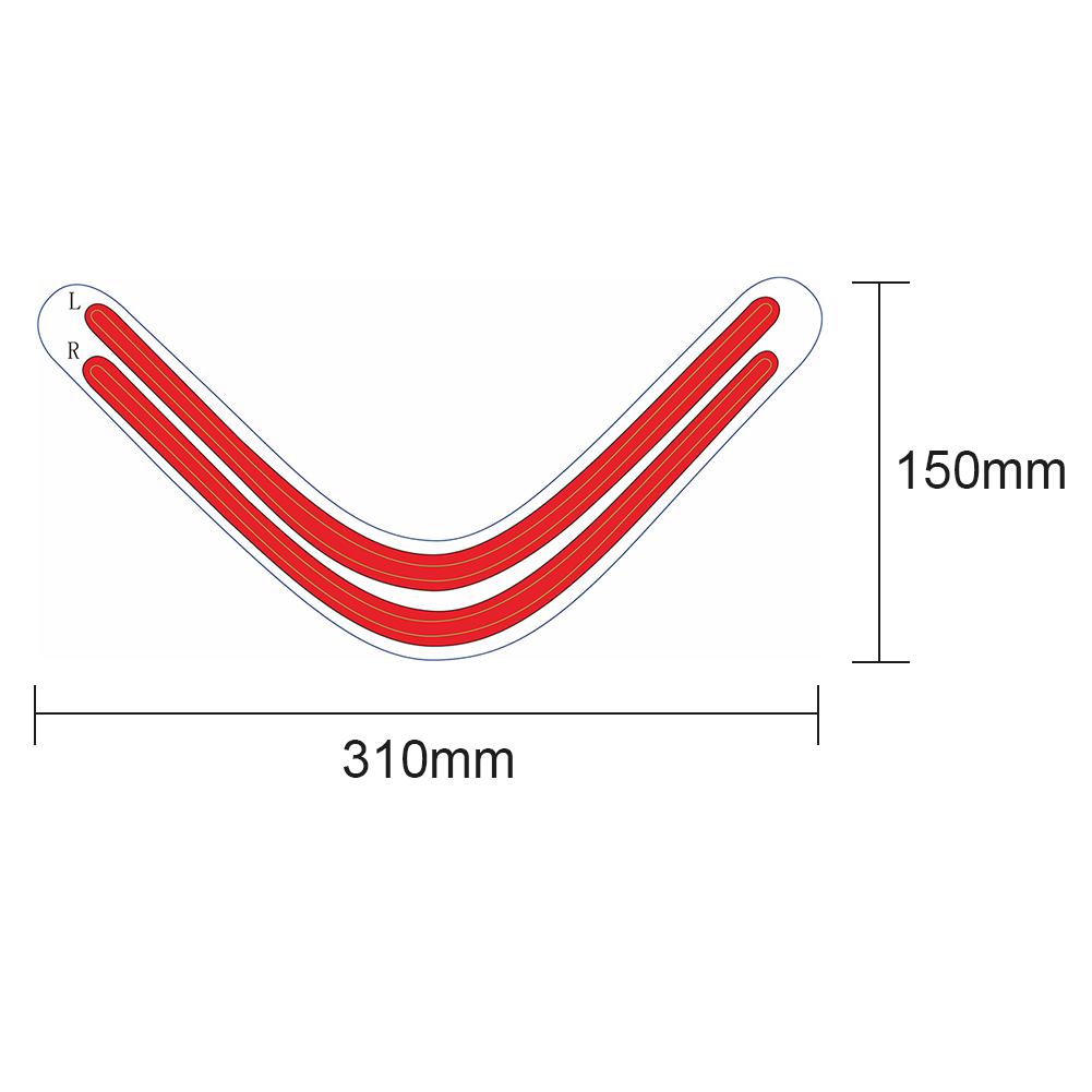 LED Luminous Sticker Adhesive Light Bar Host Light Bar Sticker for PS5 Console Light Bar Decals Accessories