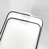 "Frosted Tempered Glass Screen Protector for iPhone 15 Pro - Purple Light, Anti-Fingerprint"