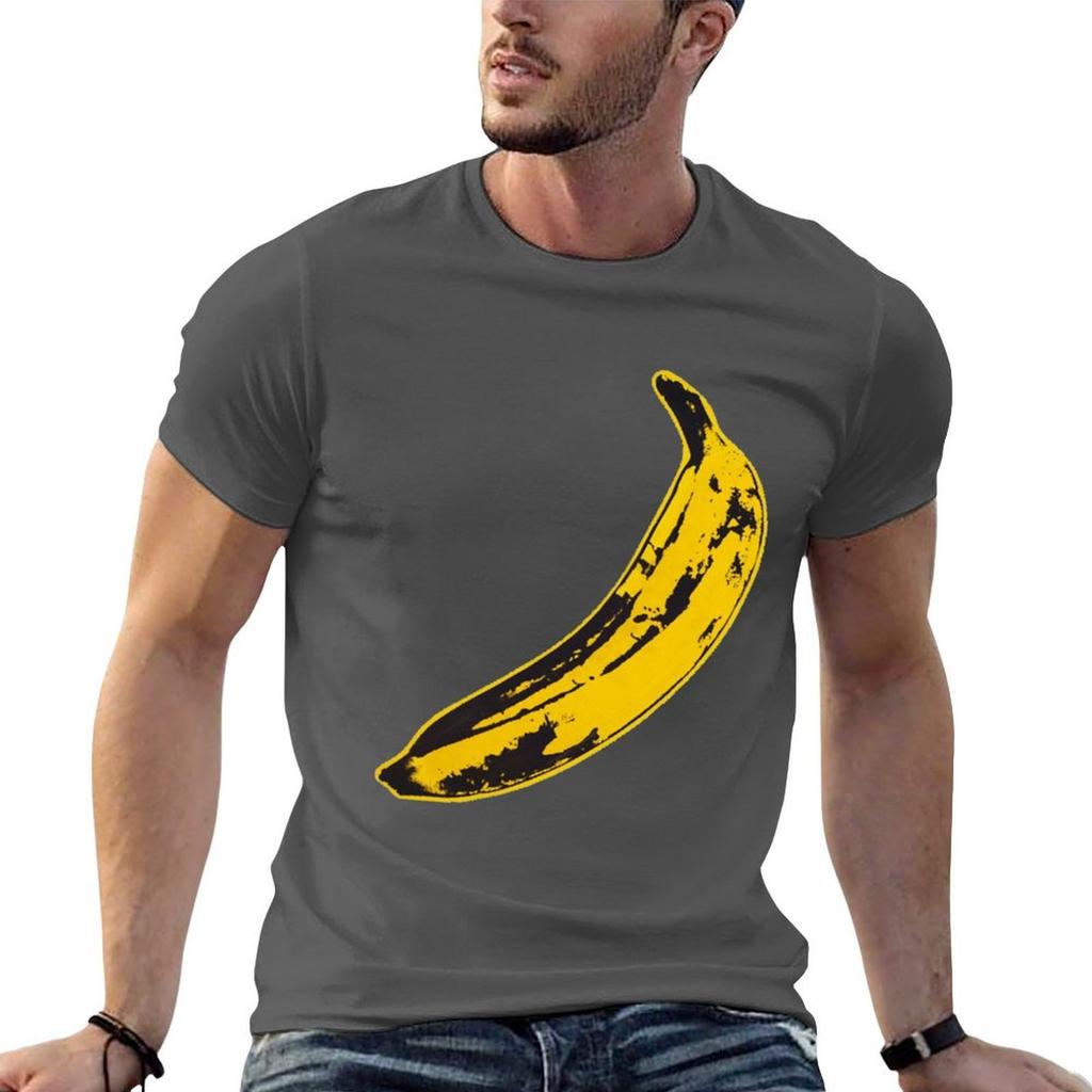 Vintage Rock Roll Banana The Velvet Underground Tshirt Sporty Casual Quick Dry Tshirt