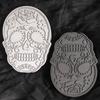With Cover Skull Box Silicone Molds DIY Cement Gypsum Skull Head Storage Jar Pottery Mould Making Jewelry Box Home Decoration