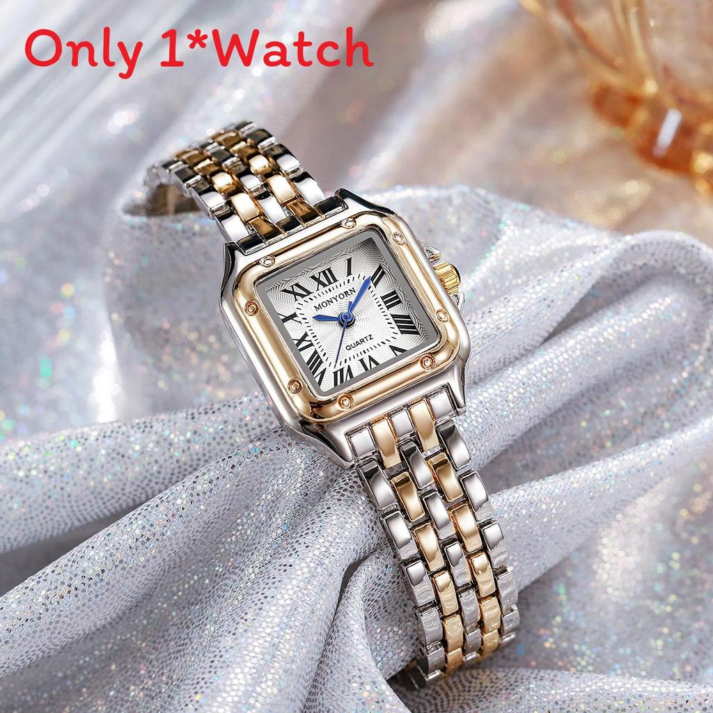 Semplice Orologio al Quarzo da Donna alla Moda con Quadrante Decorativo per Uso Casual