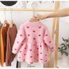 Autumn Winter Girls Baby Snow Keep Warm Knitted Sweater Mini Dress