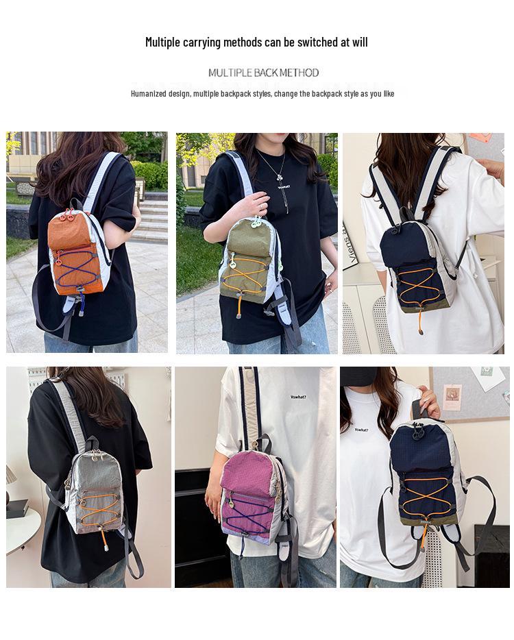 Children's Colorblock Lightweight Backpack for School, Travel, and Hiking