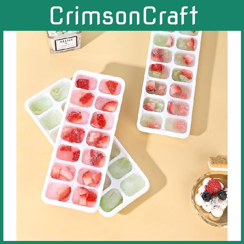 Kitchen Trays Cube Moulds Flexible Base Easy Release Ice Cubes Making Tools