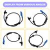 Latest-For 301 2008 208 Citroen C-Elysee Compatible Rear Wheel Speed Sensor Cable- Part Numbers 9805066080 9805066580Replacement Sensors2