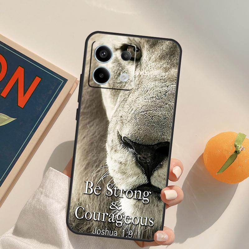 Christian Jesus Christ Bible Verse Funda For Xiaomi Redmi Note 14 13 Pro 9 10 11 12 9S 10S 11S 12S Redmi 13C 10C 12C 14C Case