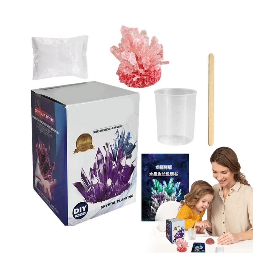 Easy To Grow Science Experiments Toy Colored Crystals Crystal Making Kit  Teens