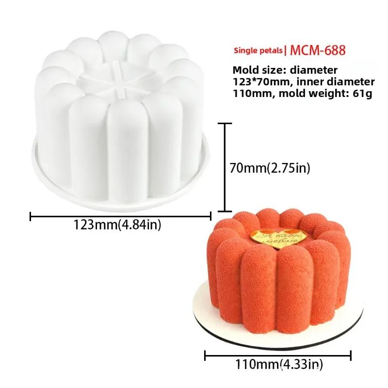 Versatile Silicone Baking Mold for Dessert Making Candle Crafting Heart Star Shapes Non-Stick Easy Demold Multi-Purpose DIY Tool