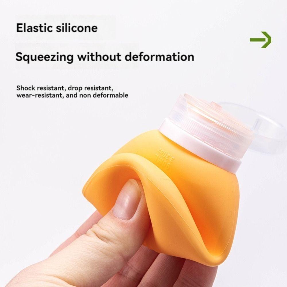 60/90ml Nachfüllbare Leere Flasche Silikon Lotion Shampoo Flasche Neue Squeeze Tube Flasche