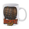 1pc 11oz Ceramic Beer Lover Mug with Double-Sided Print, Everyday Cup for Home Kitchen