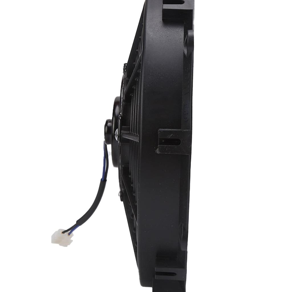 10-inch Universal Radiator Cooling Fan, 24V 80W 2100RPM Slim Fan with 10 Straight Blades for Universal Cars