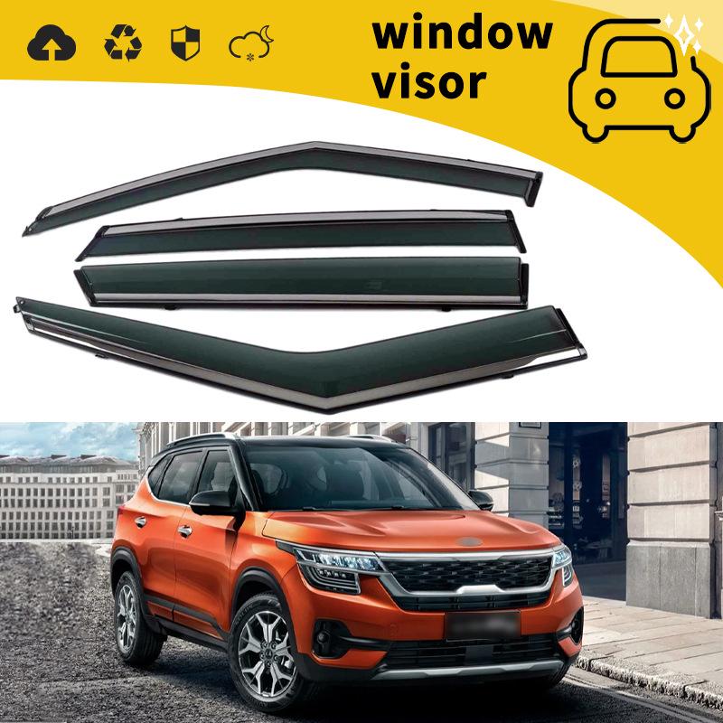 Kia KX Series Door Visors for 2015-2020 Models - Rain Eyebrow Window Decoration