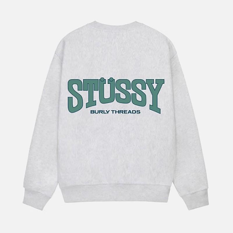 Mens Womens Loose Fit Cotton Heavyweight Crewneck Sweatshirt Graphic Print Casual Top