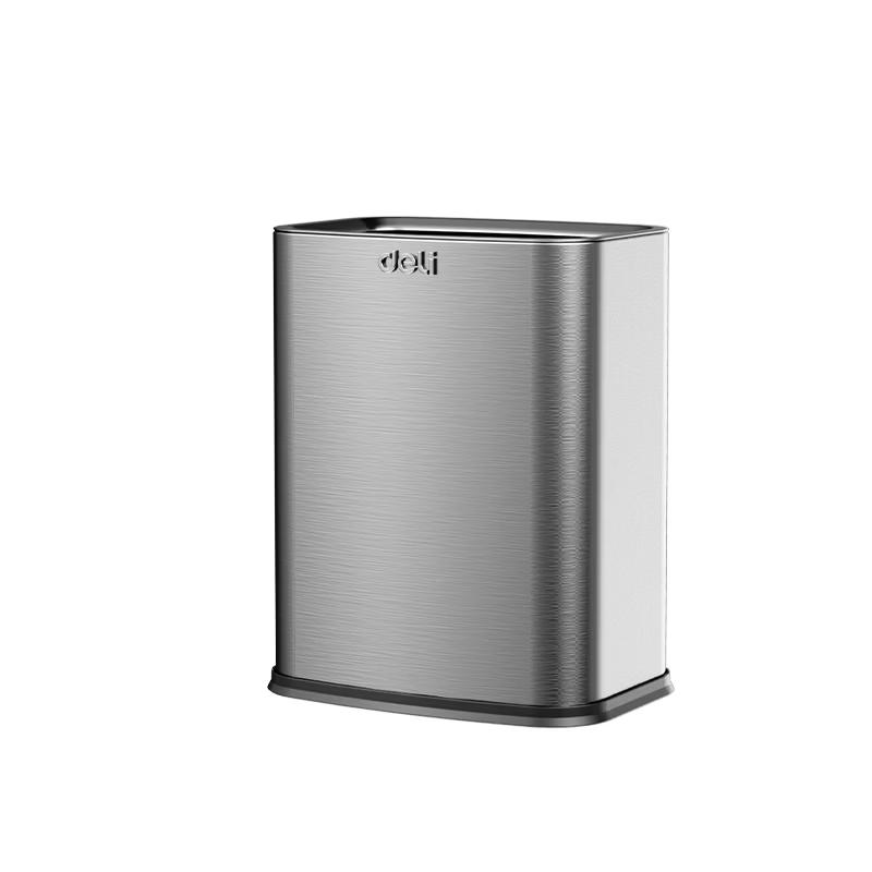 Deli Stainless Steel Open Top Commercial Waste Bin