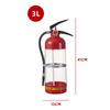 3L Fire Extinguisher Shape Creative Beer Machine Wine Drink Dispenser Portable Beer Container for Beer Wine Cocktail Beverage