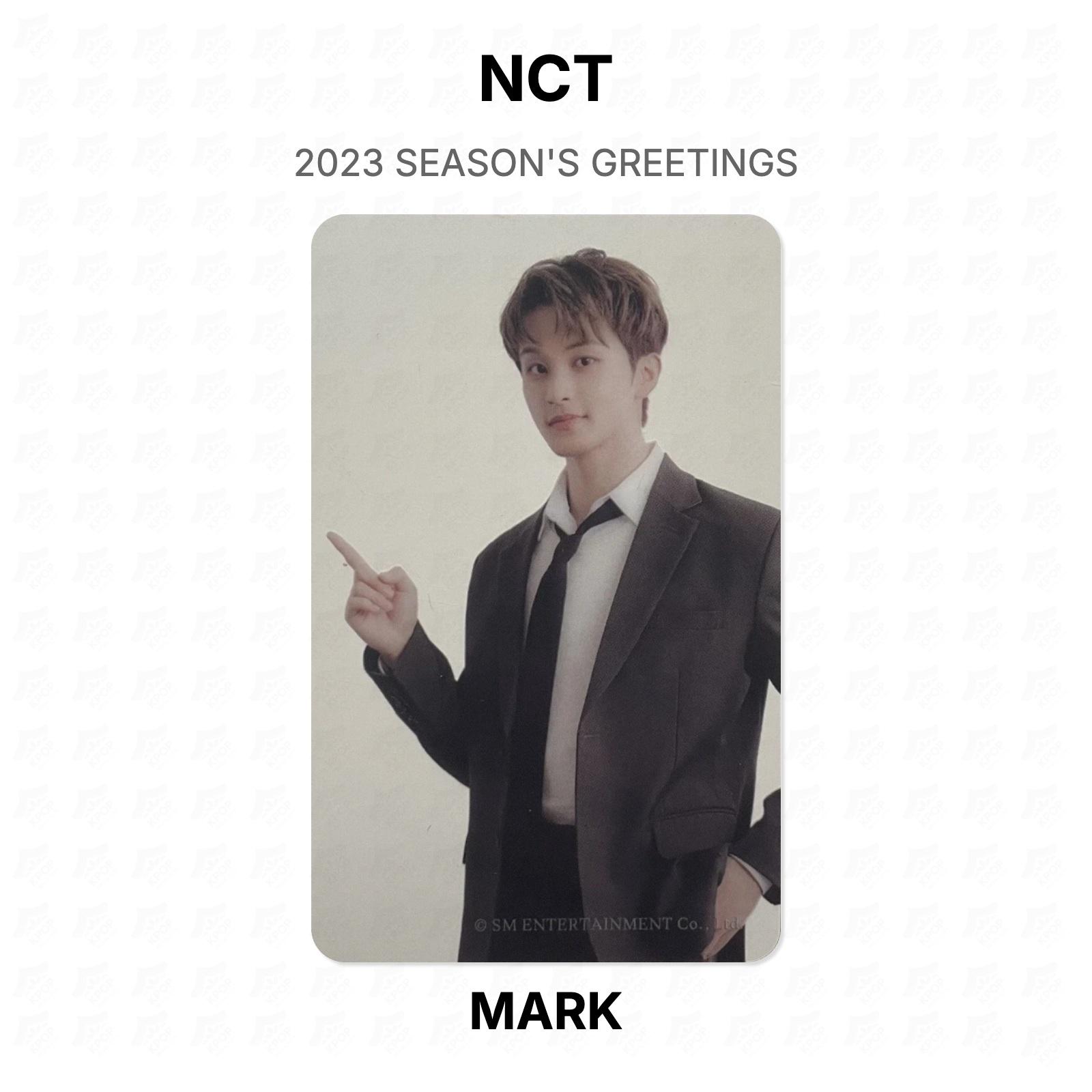 NCT 2023 ПОЗДРАВЛЕНИЕ С СЕЗОНОМ Официальная фотокарточка MARK