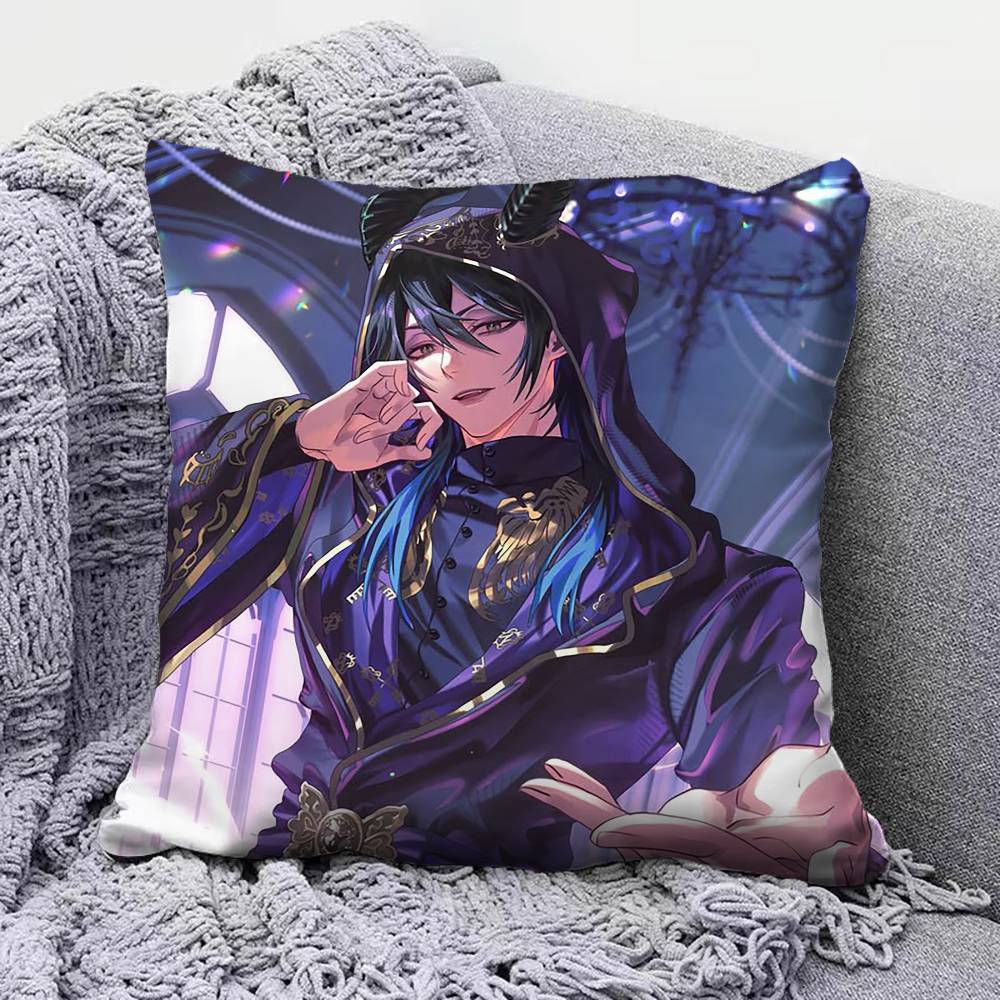 Twisted Wonderland Game Home Sofa Cushion Covers and Aecorative Custom Pillow Covers