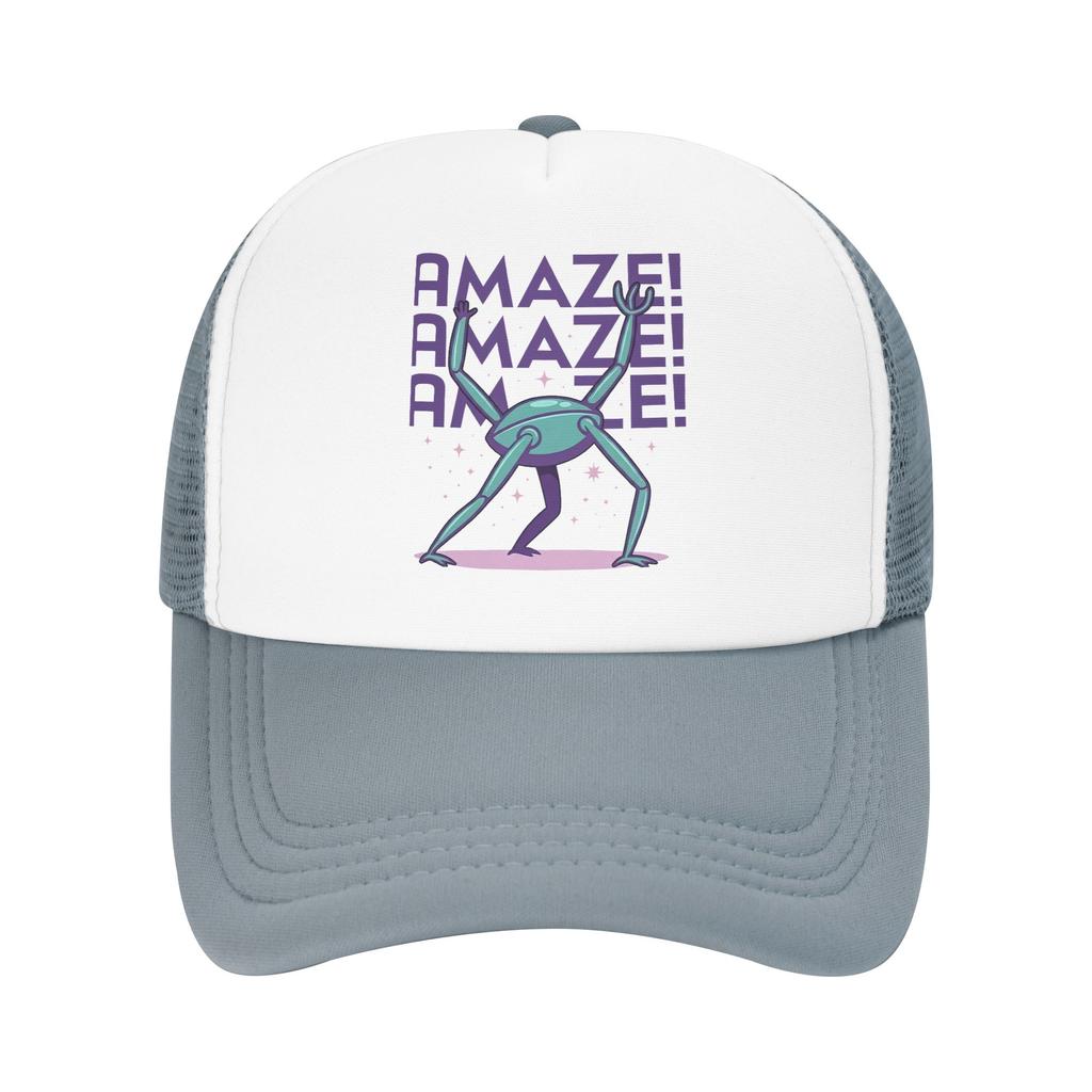 Project Hail Mary Amaze Amaze Amaze Trucker Caps Adult Fitted Dad Hat Worker Cap Adjustable Snapback Caps Mesh Baseball Cap