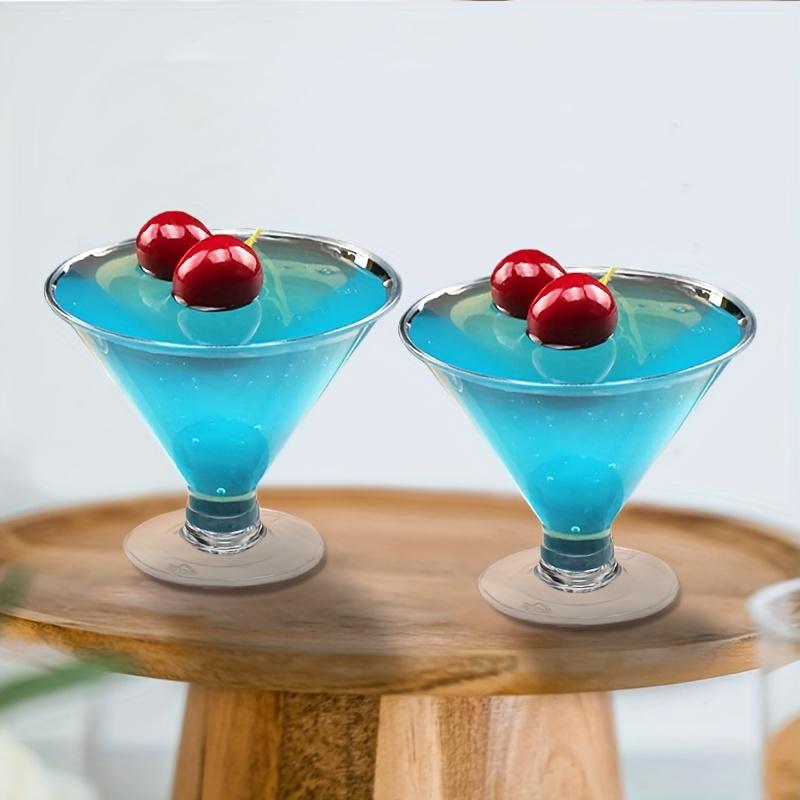 Value Pack 50pcs Disposable Short Stem Champagne Glass Restaurant Supplies