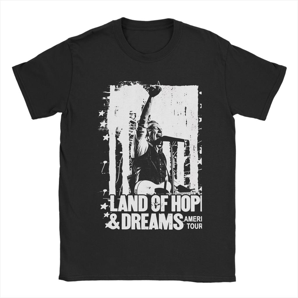 Graphic Printing Bruceed Springsteened And E Street Band Tour 2026 T Shirt for Men Women Cotton Tshirts Short Sleeve Clothes