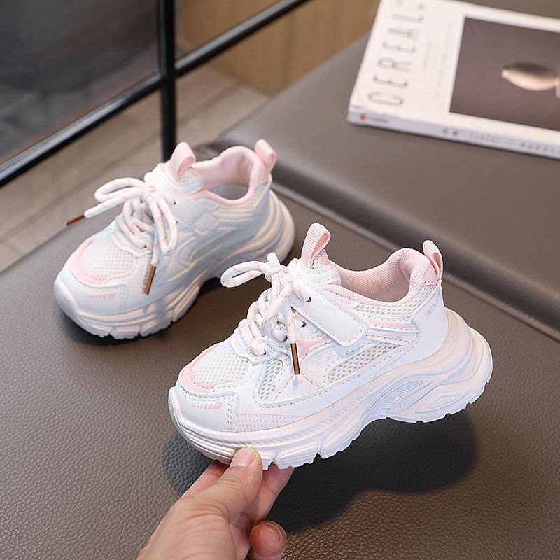 Spring New Arrivals: Kids' Breathable Mesh Shoes - Girls' Outdoor Sport & Boys' Casual Sneakers