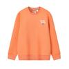 Fila Heritage Fashion Simple Classic Basic Casual Comfortable Versatile Knit Crewneck Sweatshirt Men Sweatshirt Bright-Orange F11M618202FOR
