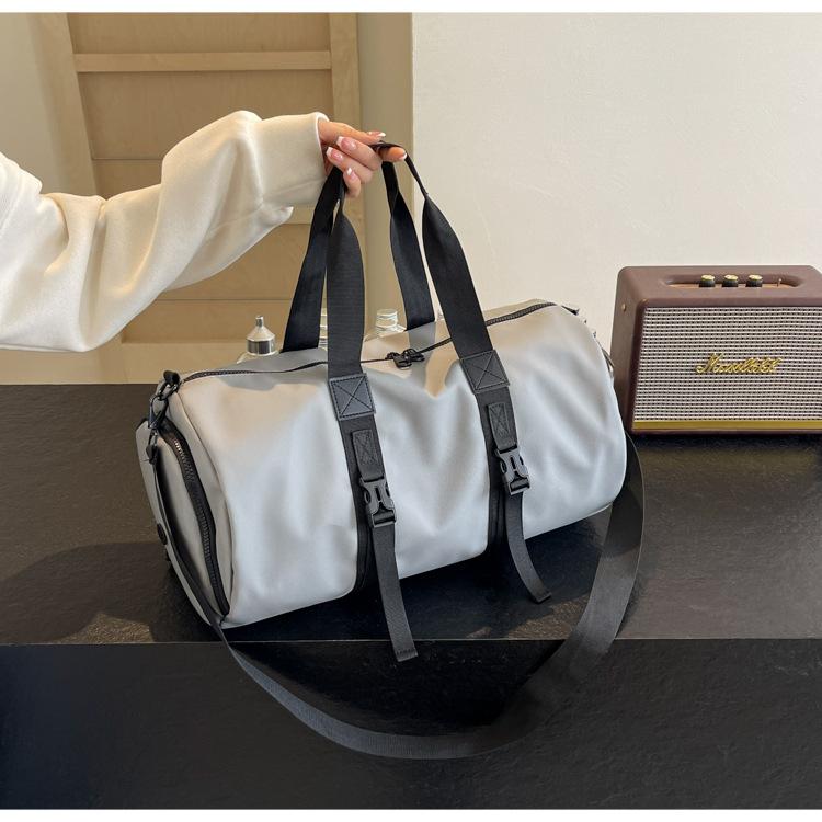 Anti-splashing Water Dry and Wet Separation Travel Bag Large Capacity Portable Swimming Yoga Bag Leisure Sports Training Fitness Bag