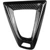1pcs Carbon Fiber Black Center Console Gear Shift Knob Trim Cover Compatible For BMW M2 F87 M3 F80 M4 F82 M5 F83 F10 F85 X5M F86 X6M F12(Model B-LHD)