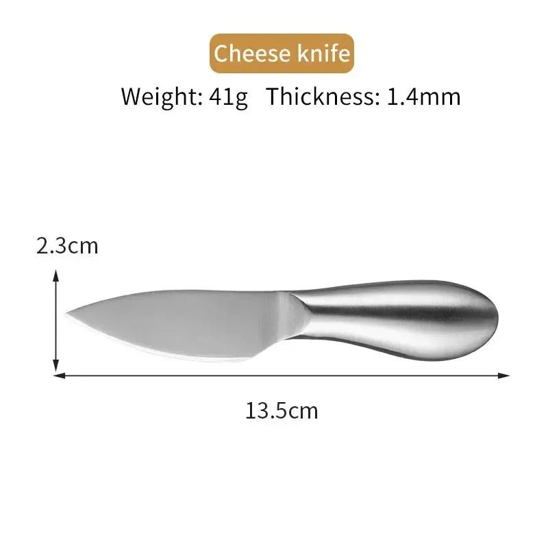 Cheese Cutlery Set Stainless Steel Cheese Knife Cutting Pizza Jam Fruit Fork Butter Knife Mini Cake Bread Knife