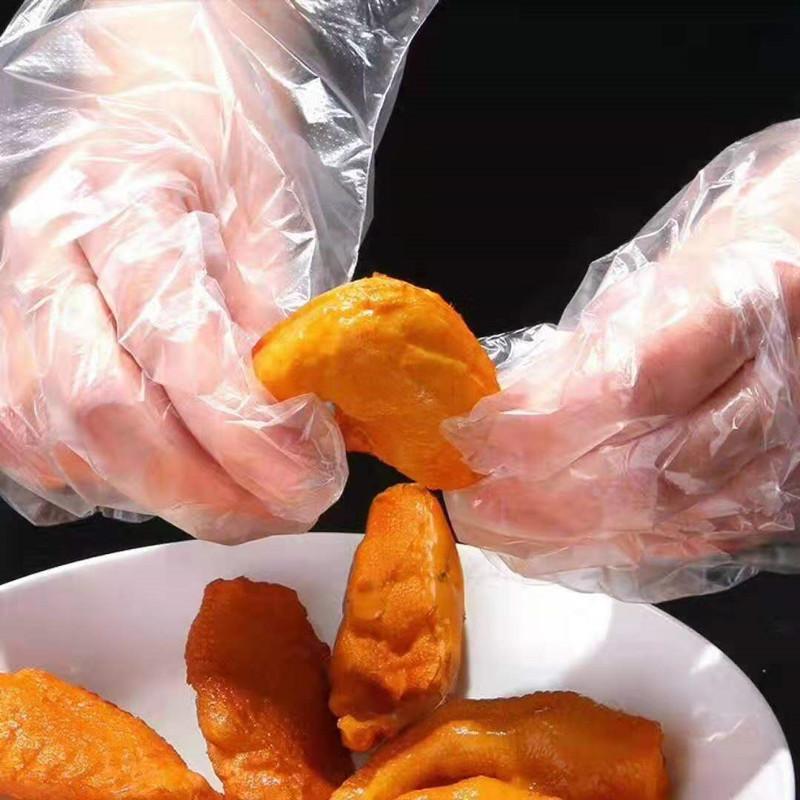 Disposable Gloves One-Off Plastic Gloves Kitchen BBQ Picnic Cooking Cleaning Gloves Kitchen Household Gloves