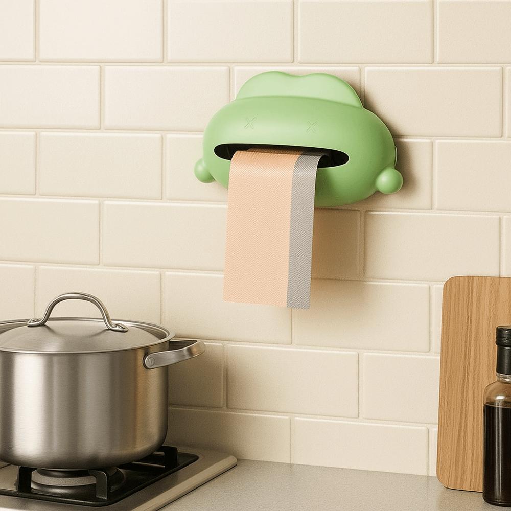 Plastic Garbage Bag Storage Box Wall Mounted Storage Holder Cleaning Bag Sorting Box  Household