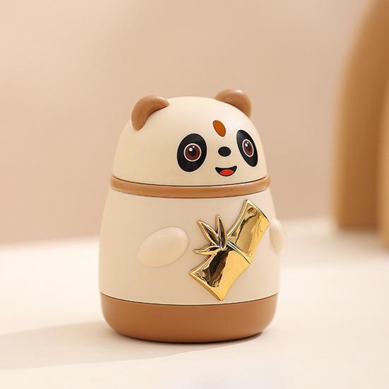 Niedlicher Panda Zahnstocherhalter Automatischer Pop-Up Zahnstocherspender Cartoon Panda Form Zahnstocher Aufbewahrungsbox für Küchen Tischzubehör