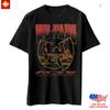 Vintage Wu-Tang Clan Blitz-Infill W T-Shirt, Hip-Hop Rap Lässiges Fan-Wear T-Shirt