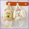 New Rabbit Kitten Plush Toy Backpack Stuffed Animal Rabbit Hold Peach Cat Hold Avocado Portable Shoulder Bag Girl Birthday Gifts