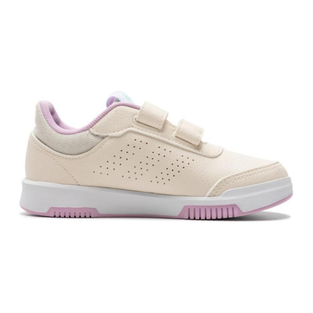 Adidas TENSAUR Abrasion Resistant Low top Kids' Skateboarding Shoes Beige Pink Kids' IG8583