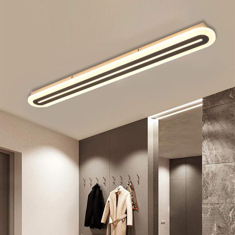Ultra Thin Led Strip Lamps, Simple And Modern Ceiling Mounted, Hallway, Corridor, Balcony, Creative Lighting Decoration