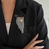 Handmade Chain Brooches Multi-Layer Pin Jewelry Ins Women's Tassels Brooches  Stylish Accessories