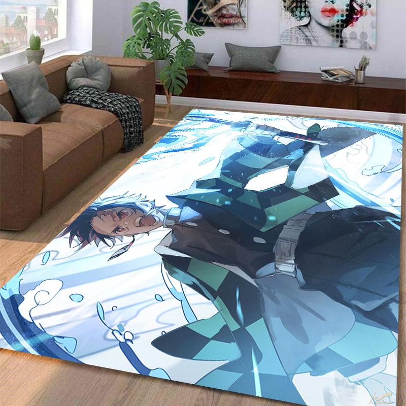 Demon SlayerKamadoTanjirou Carpet Multi-size Carpet for Living Room Bedroom Kid's Room Home Decor Area Rug Non-slip Mat Sofa Mat