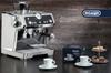 De'Longhi DLSC308 Espresso Dopio Coffee Cups (2 Pieces) - Ceramic, Latte Art, White (De'Longhi Warranty Covered)