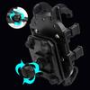 SEAMETAL Motorcycle Bike Phone Holder with Shock Absorber Bicycle Handlebar Rearview Mirror Mount for 4.7-7.1inch Phone Bracket