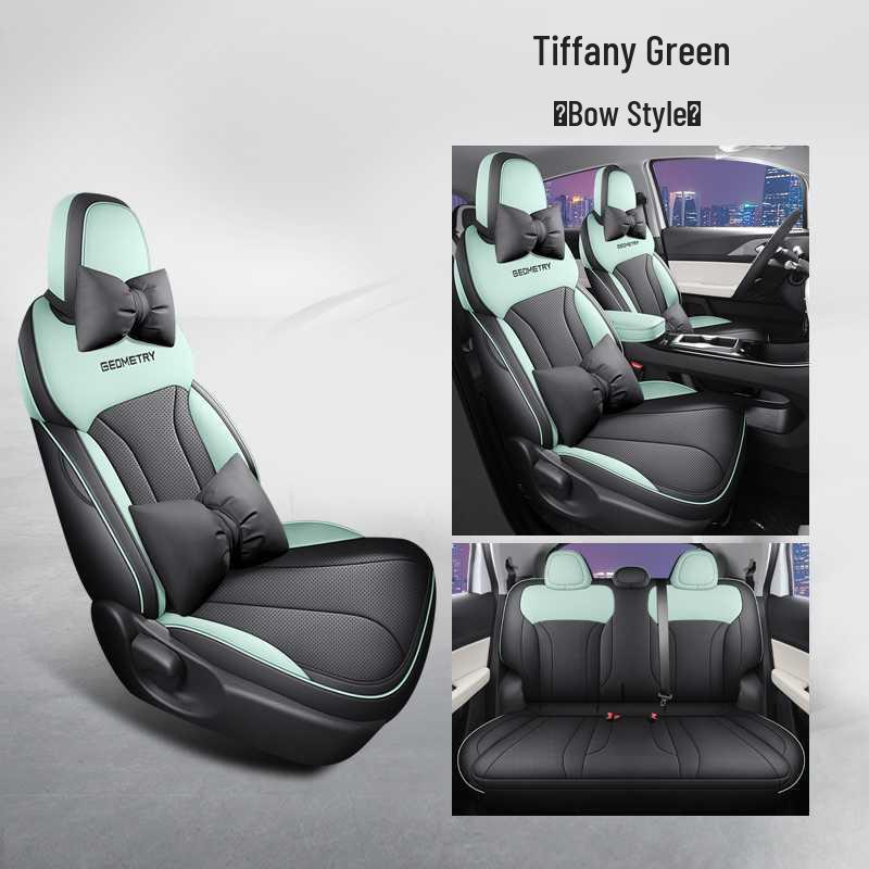 Jihe E Pokrowiec na siedzenie samochodowe Firefly Pełne pokrycie Uniwersalny - Specjalna skórzana poduszka na cztery pory roku