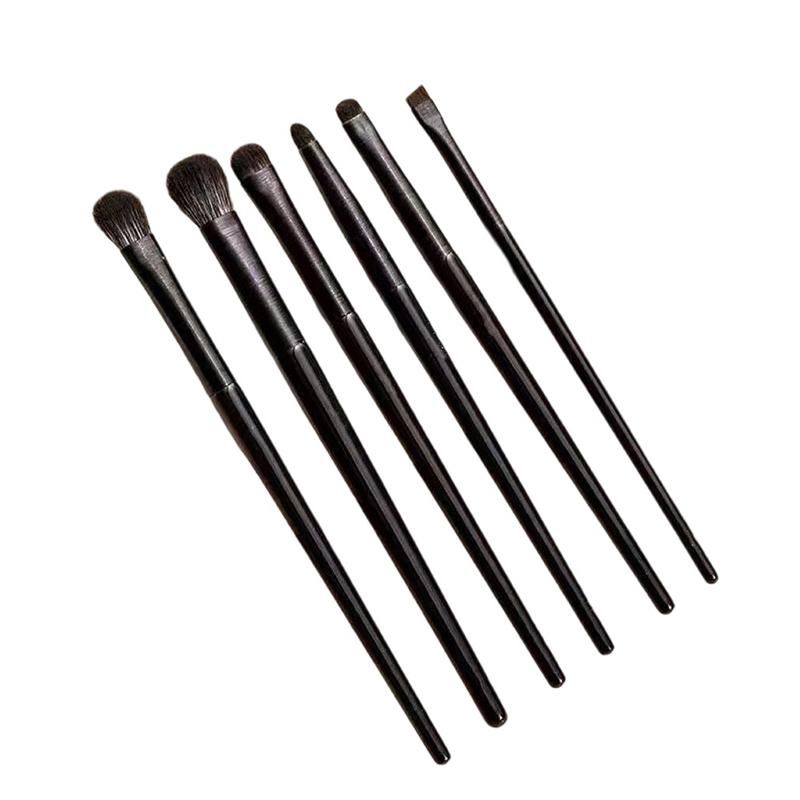Natural Eye Makeup Brushes Set Eyeshadow Brush Eyebrow Contour Eyeliner Brush Women Eyes Cosmetic Blending Detail Make Up Tools