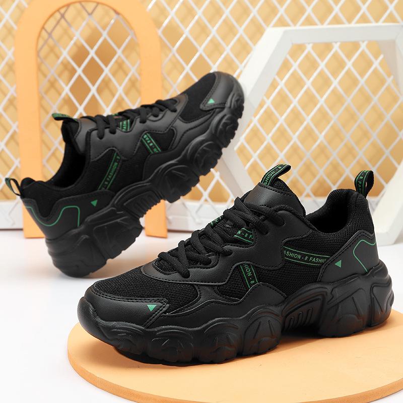 

All-black sneakers women s spring new models are not tired of standing for a long time, catering non-slip shoes are super lightweight 41