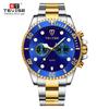 Tevise Men Business Watch Stainless Steel Quartz Watch Date Fashion Casual Watches Sapphire Crystal Watch
