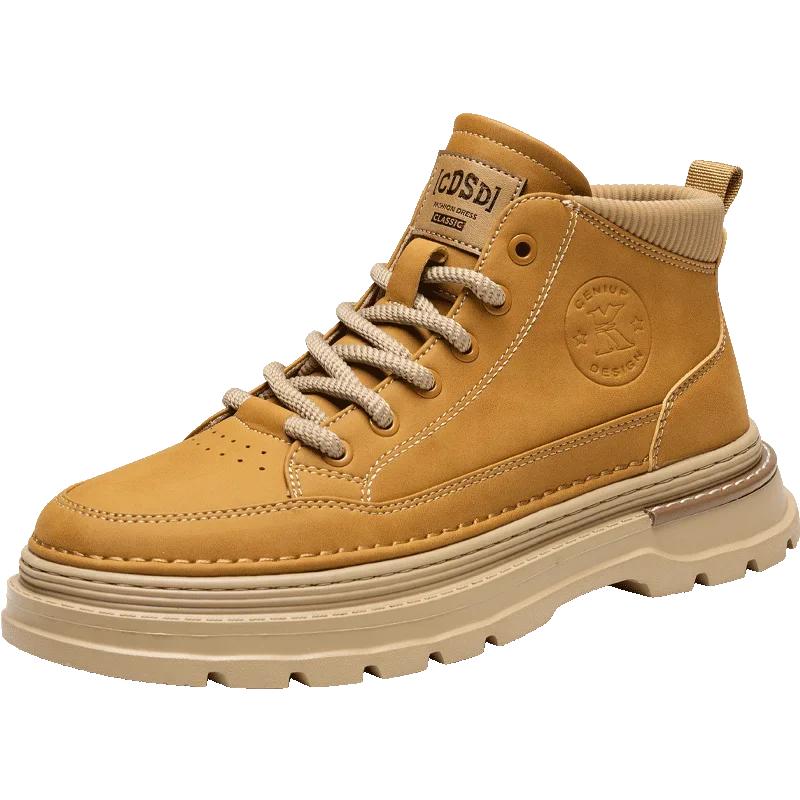 

Fashion 2025 Winter New Men s Office Work Shoes Warm Plush Men s Socks and Boots Fashion Sports Boots Thick Sole Free Delivery 39