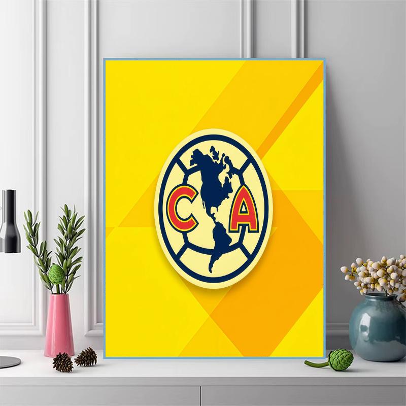 Club América 100% Round Full Drill 5D DIY Diamond Painting Embroidery Cross Stitch Rhinestone Décor