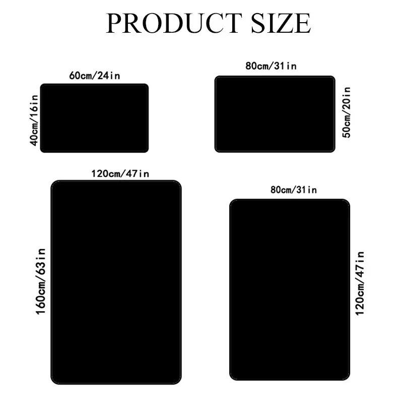 3D Assault Rifle Pistol Revolver Pattern Area Rug, Suitable for Kids' Play Area Anti-Slip Mat, Living Room Sofa Decorative Mat